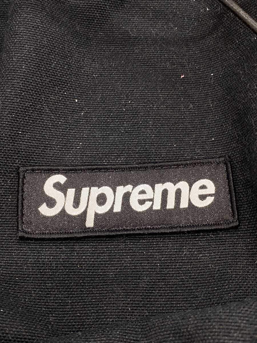 Supreme Backpack Cotton Black Solid Color 5