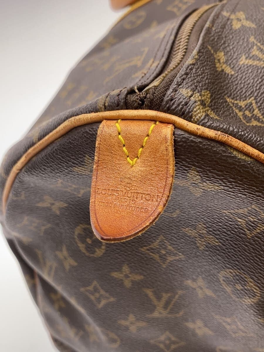 LOUIS VUITTON Keepall 60_Monogram Canvas PVC BRW 5
