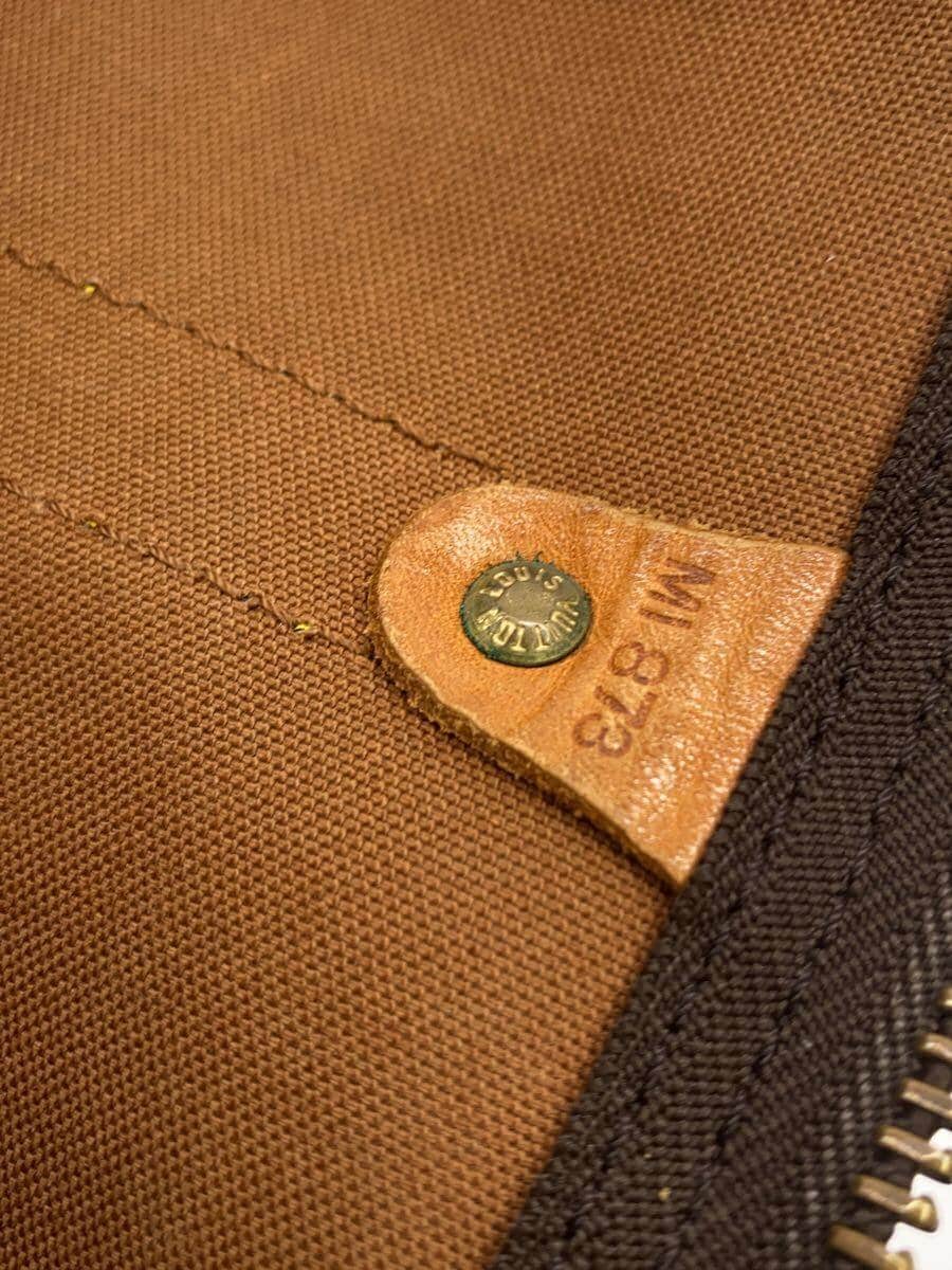 LOUIS VUITTON Keepall 60_Monogram Canvas PVC BRW 9