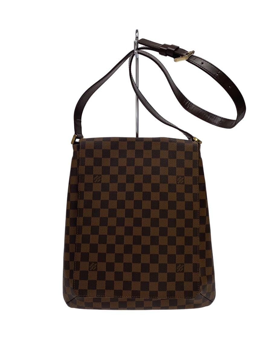 LOUIS VUITTON Musette_Damier Ebene PVC BRW