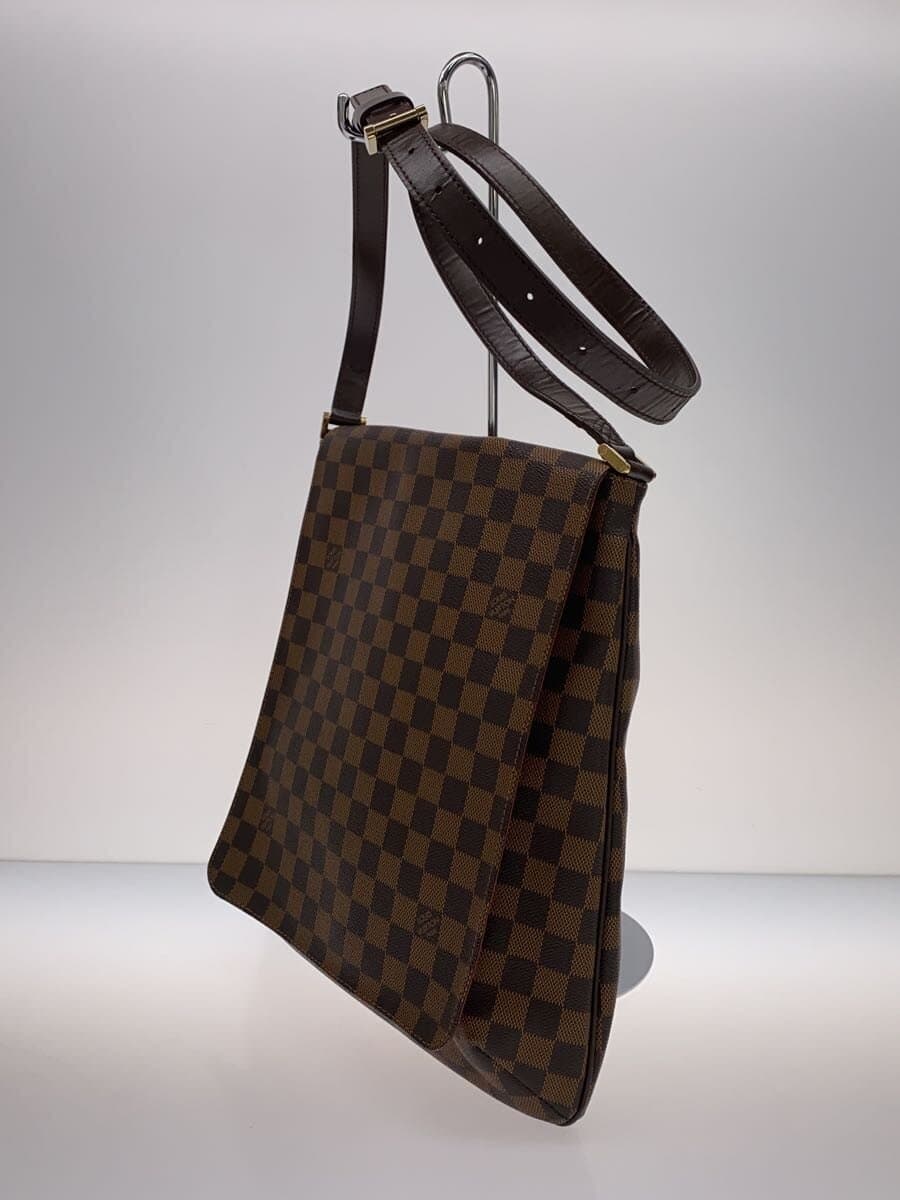 LOUIS VUITTON Musette_Damier Ebene PVC BRW 2