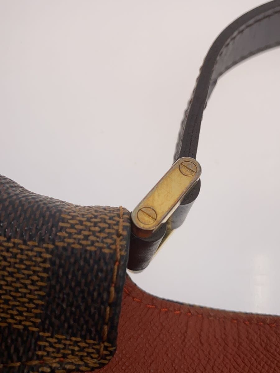 LOUIS VUITTON Musette_Damier Ebene PVC BRW 9