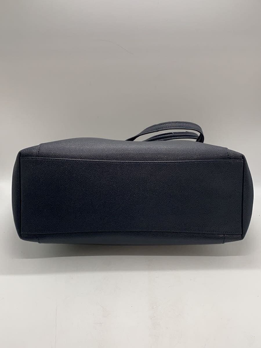 COACH Tote Bag_Pink Leather NVY Solid 4