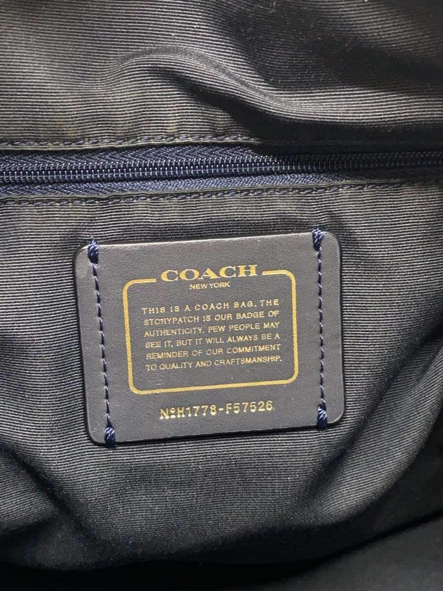 COACH Tote Bag_Pink Leather NVY Solid 5