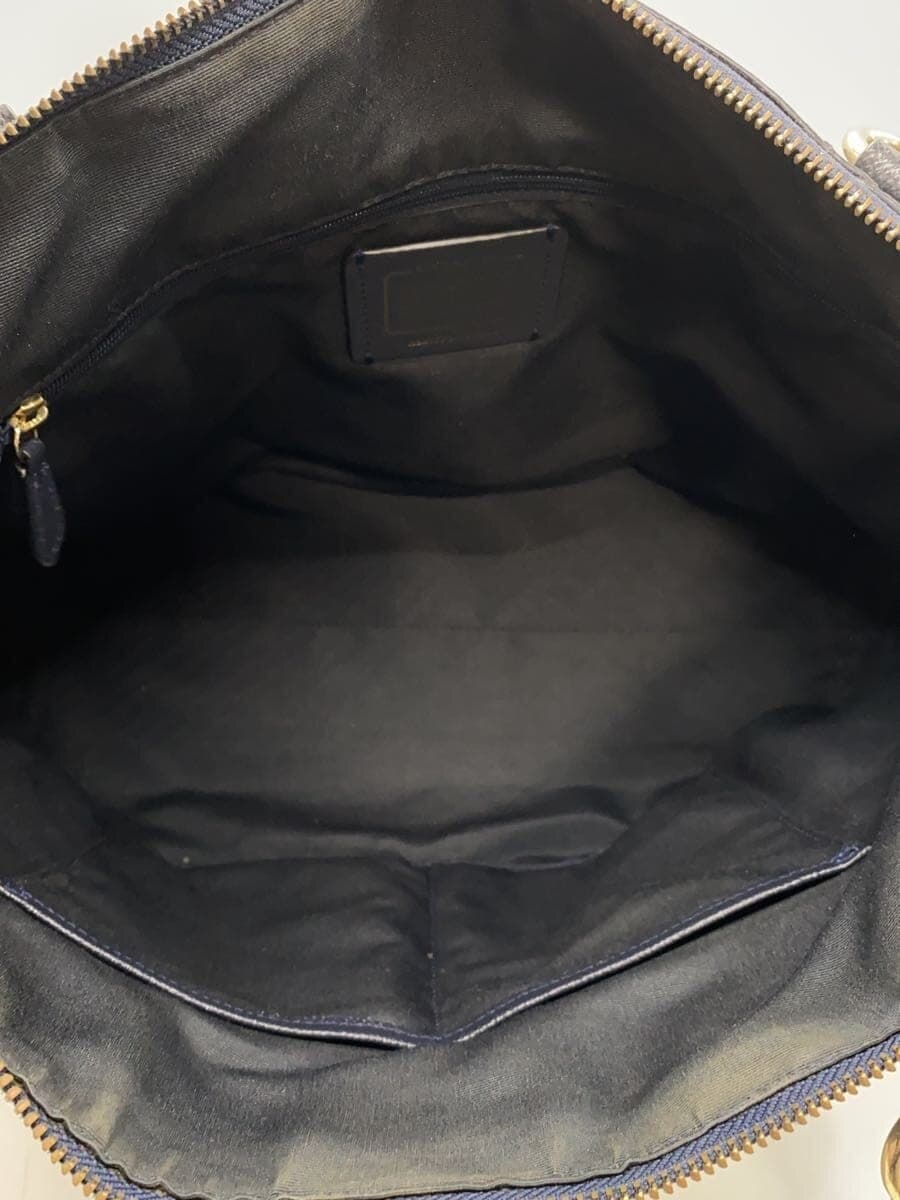 COACH Tote Bag_Pink Leather NVY Solid 6