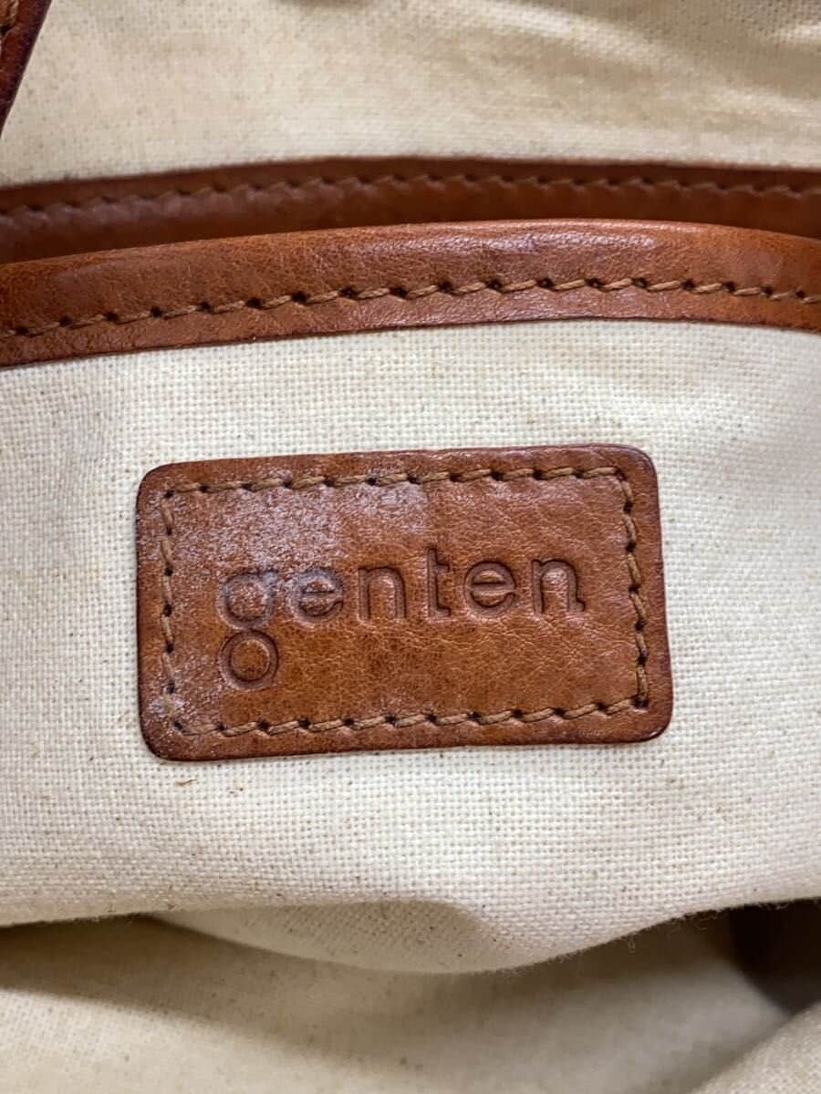 GENTEN Bag Leather CML Solid 5