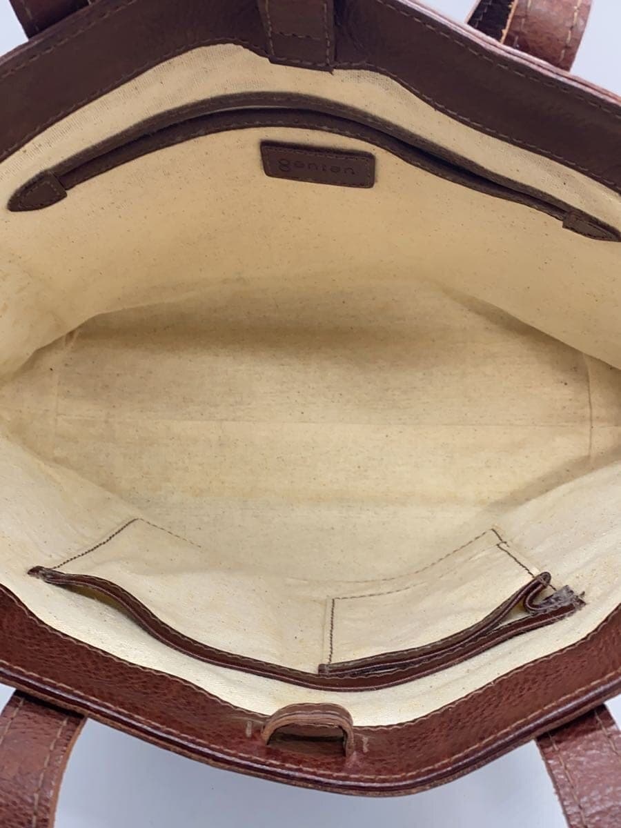 GENTEN Bag Leather BRW Solid 6