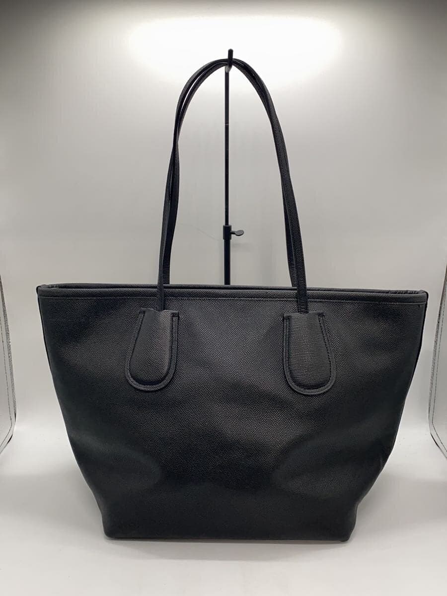 COACH Tote Bag_All Leather Leather BLK 3