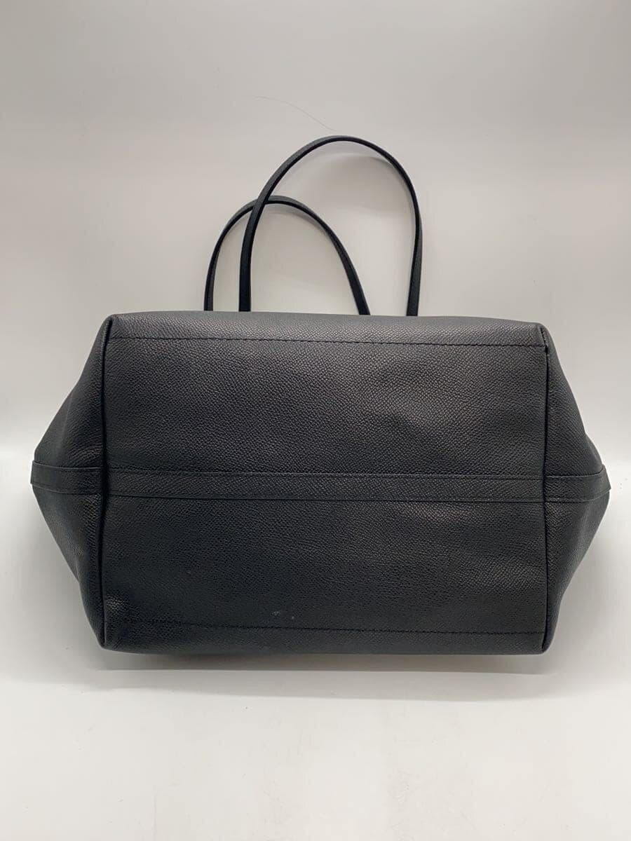 COACH Tote Bag_All Leather Leather BLK 4