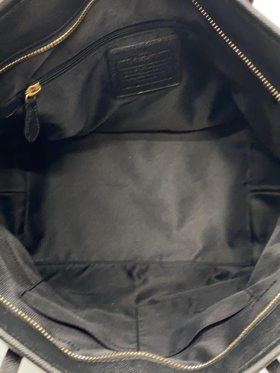COACH Tote Bag_All Leather Leather BLK 6