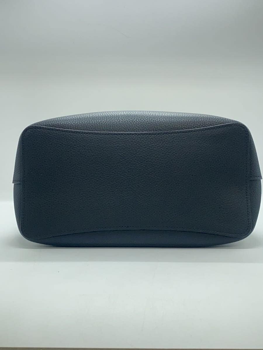 COACH bag leather BLK plain 4