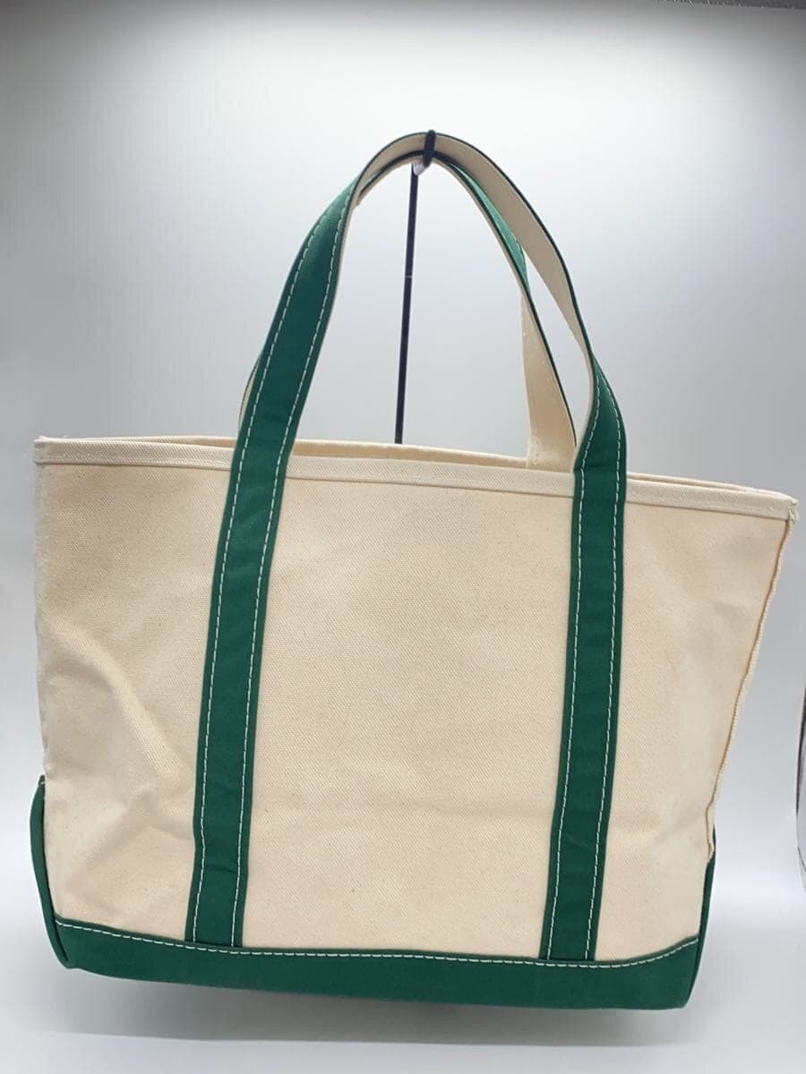L.L.Bean Tote Bag Canvas GRN 3