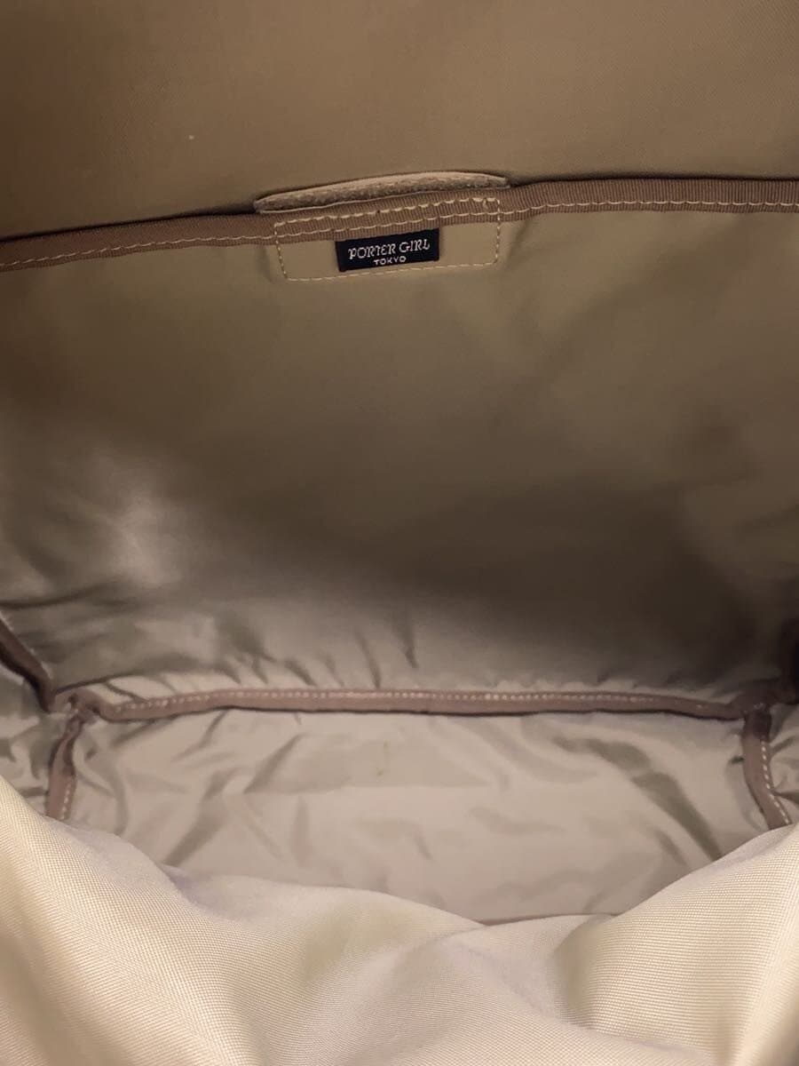 PORTER GIRL Moose Backpack BRW Solid Corner Wear 6