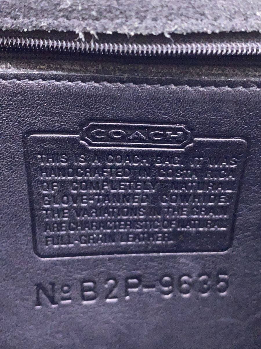 COACH Shoulder Bag Leather BLK Solid B2P-9635 5