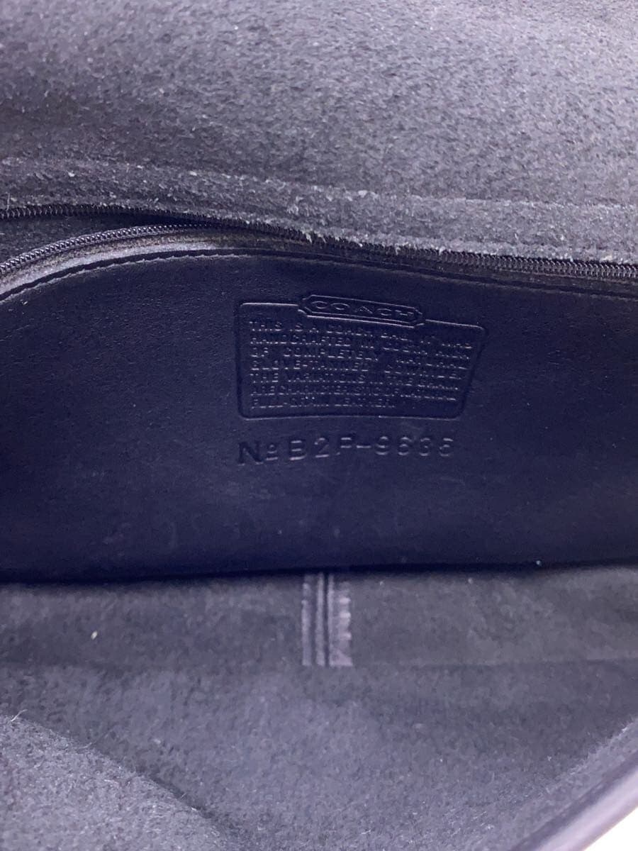 COACH Shoulder Bag Leather BLK Solid B2P-9635 6