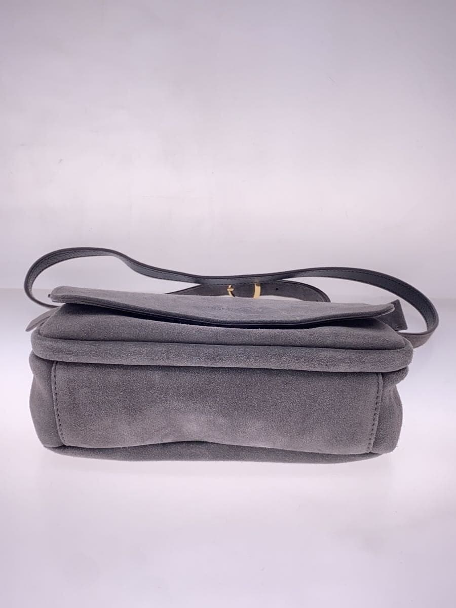 TOPKAPI Shoulder Bag Suede GRY 4
