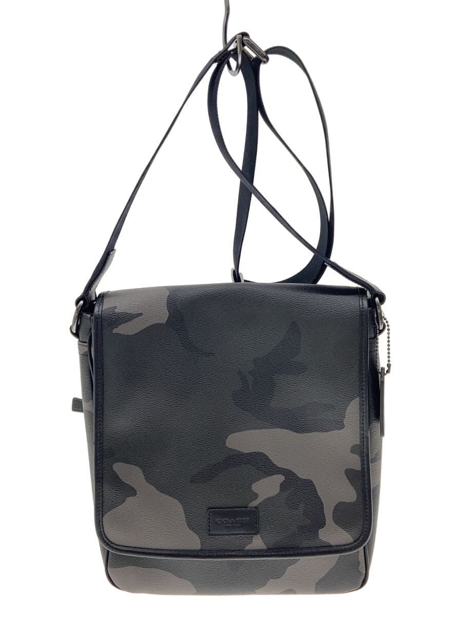 COACH Shoulder Bag PVC KHK Camouflage F71996