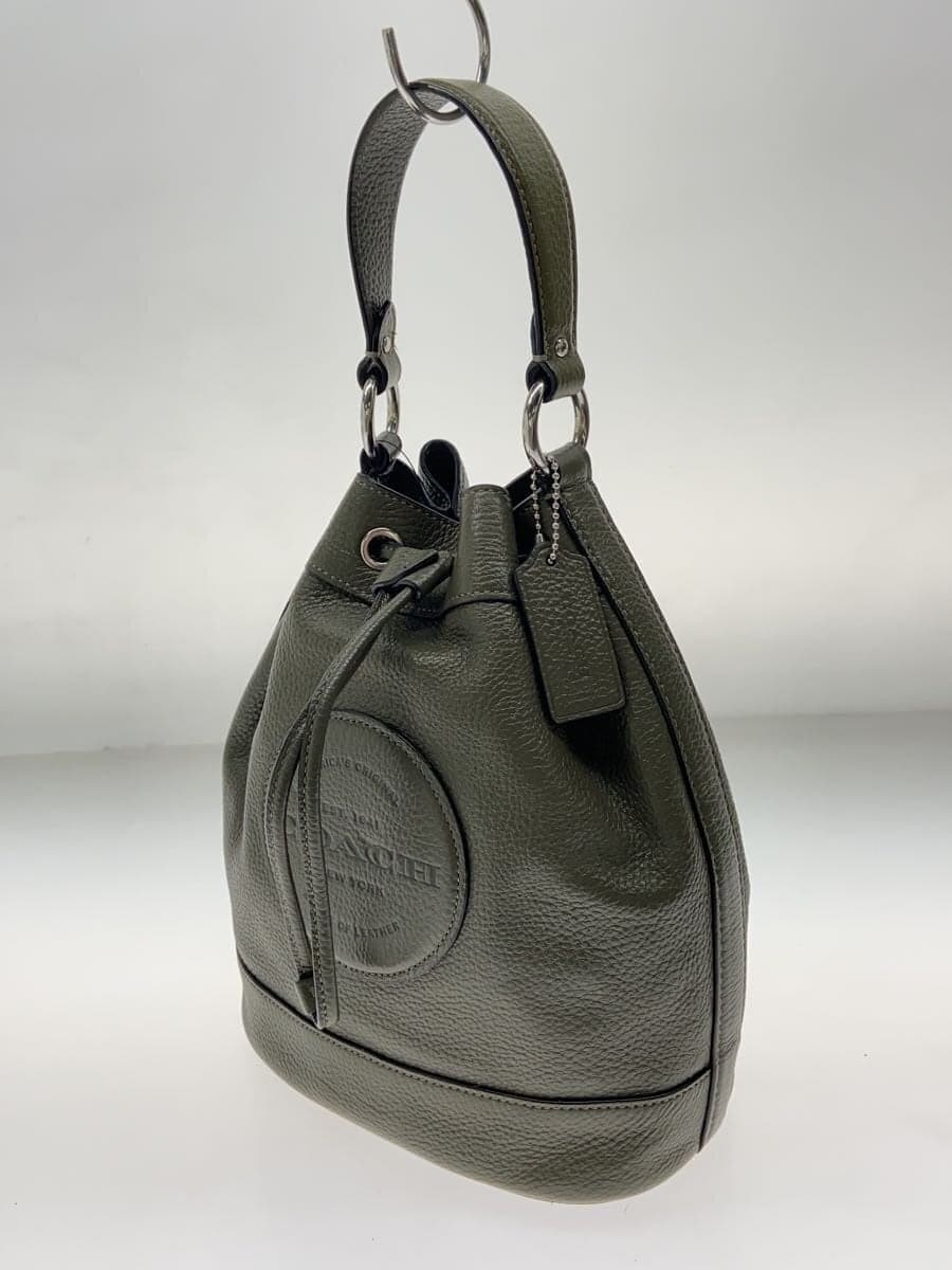 COACH handbag leather GRN C4100 2