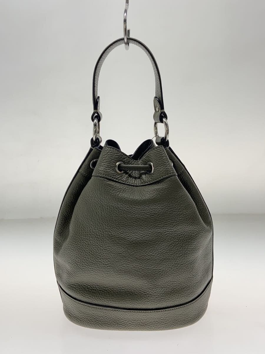 COACH handbag leather GRN C4100 3