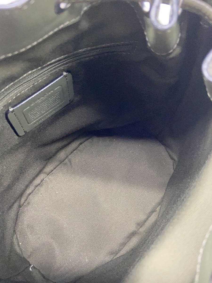 COACH handbag leather GRN C4100 6