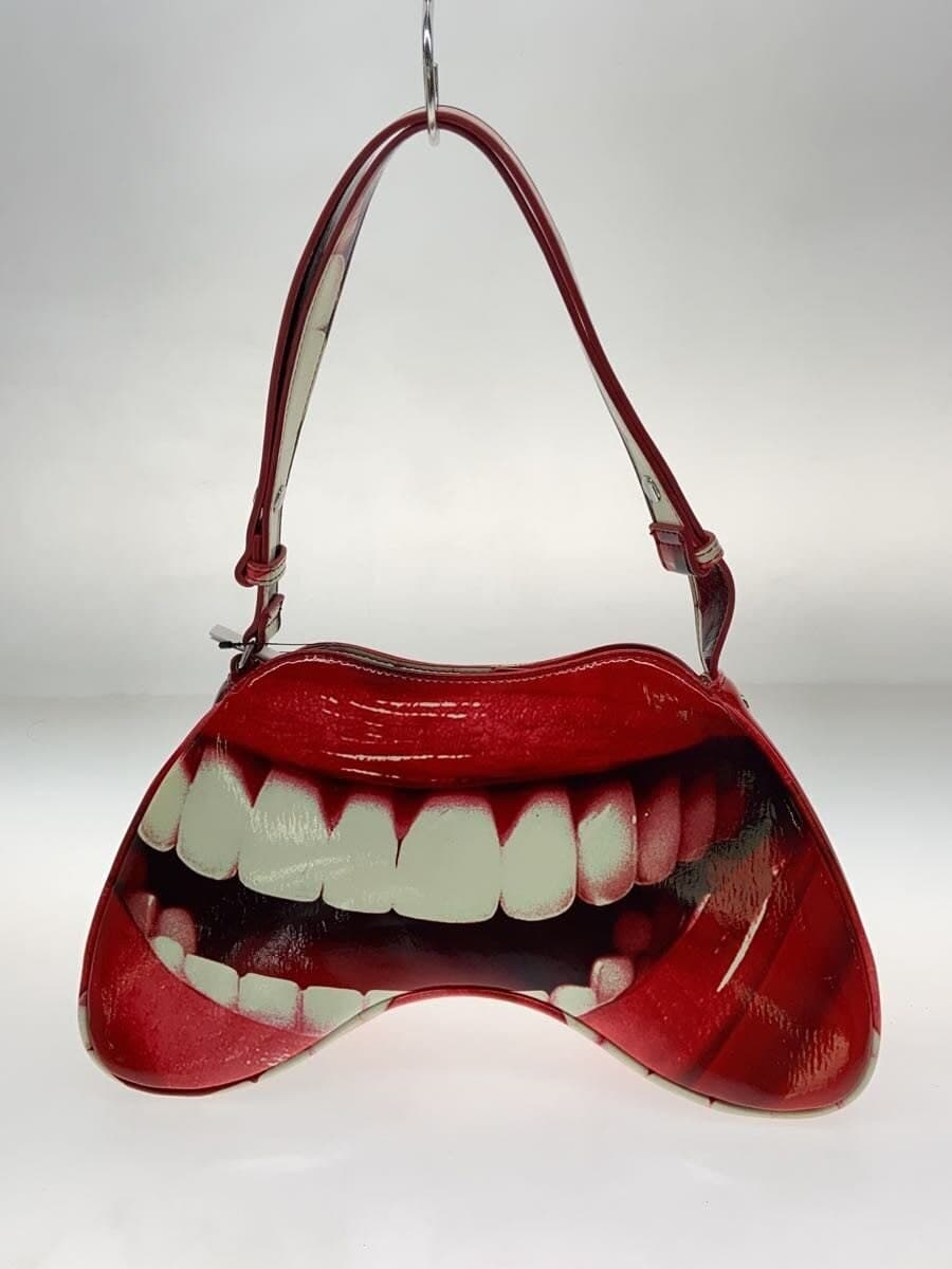 DIESEL Shoulder Bag Enamel RED All-over Pattern X09100 P6019 3