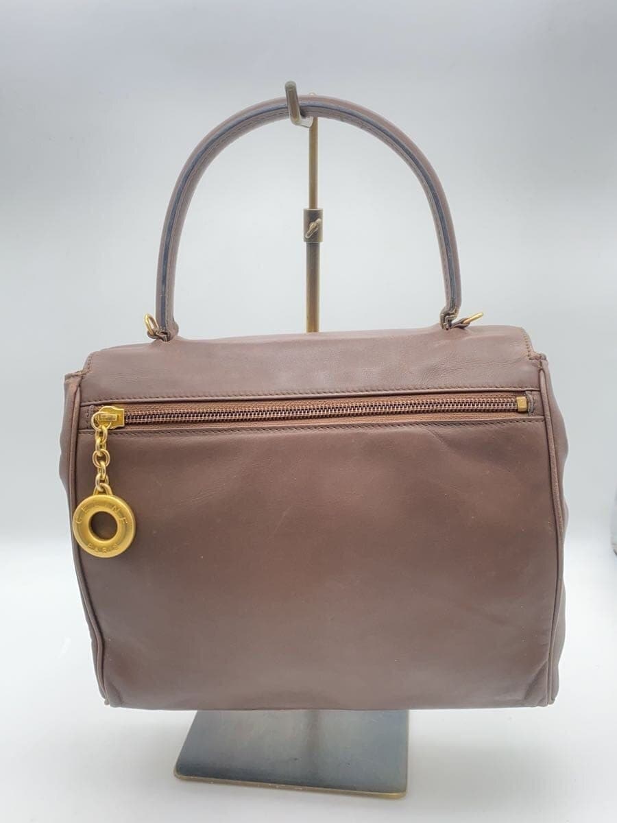 CELINE Circle Logo Leather BRW 3