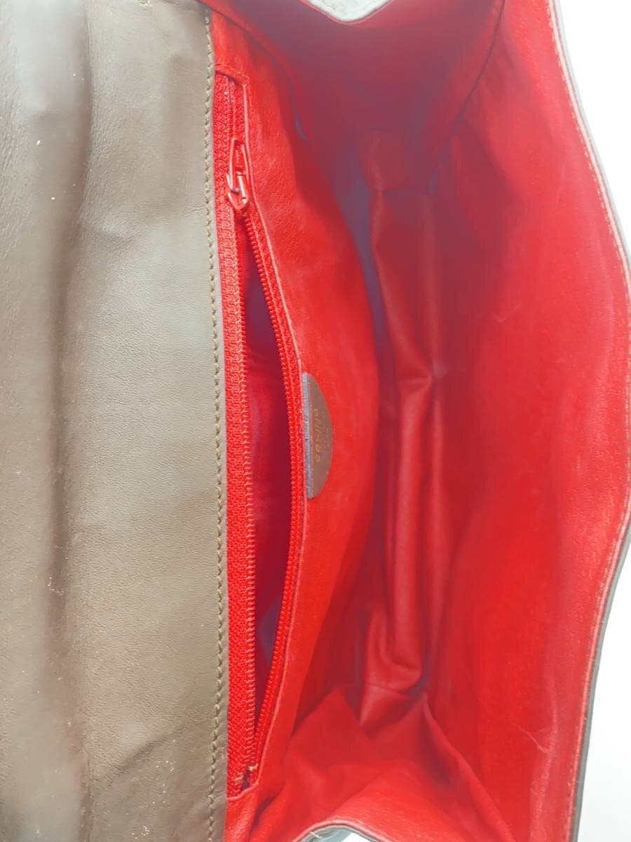 CELINE Circle Logo Leather BRW 7