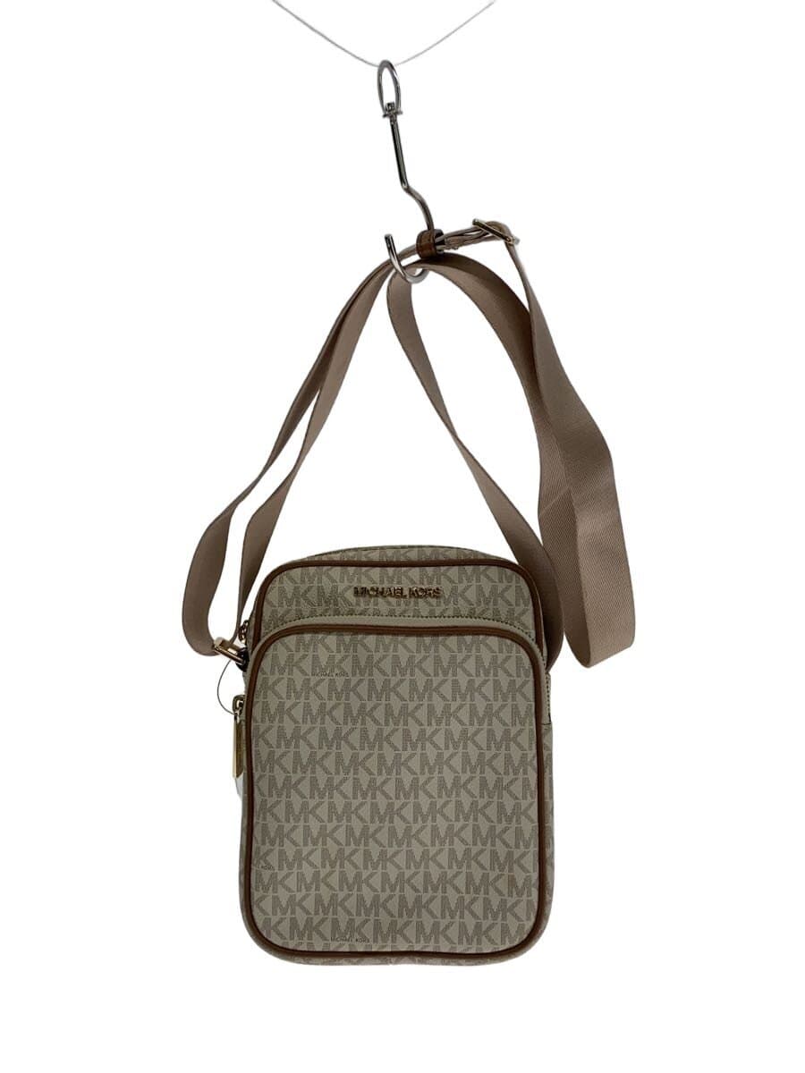 MICHAEL KORS Shoulder Bag PVC WHT All Over Pattern