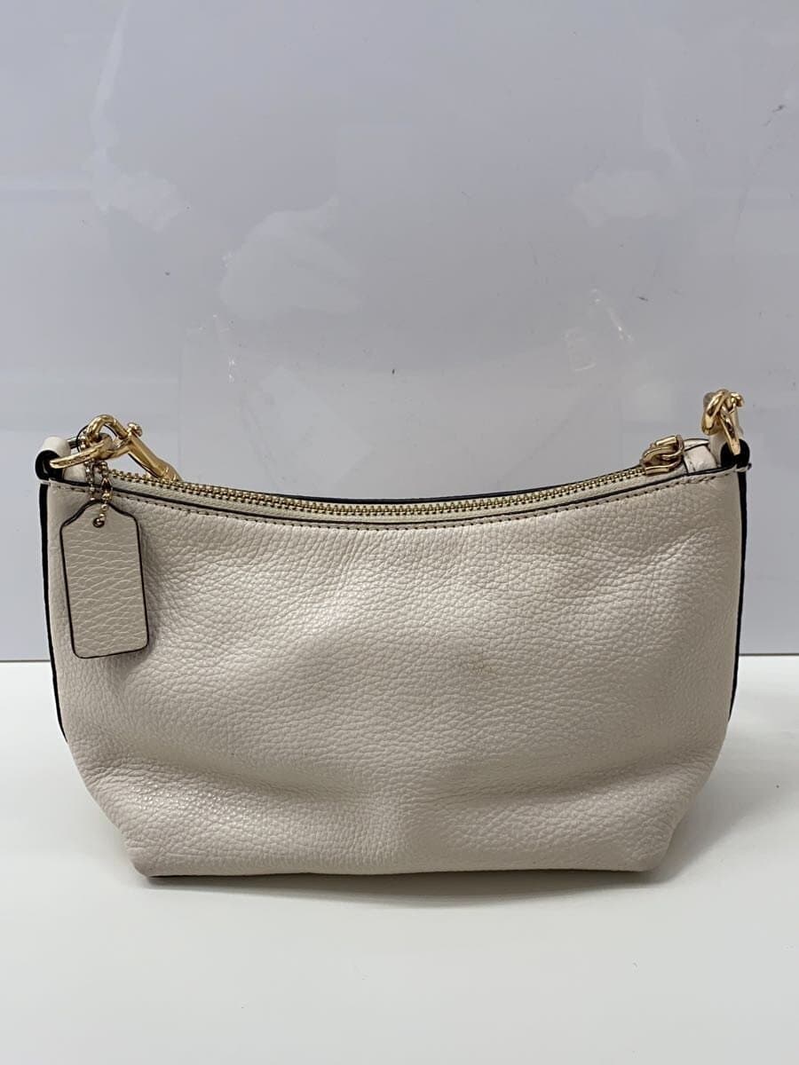 COACH Dempsey Pebbled Leather Shoulder Bag Leather BEG C2829 3