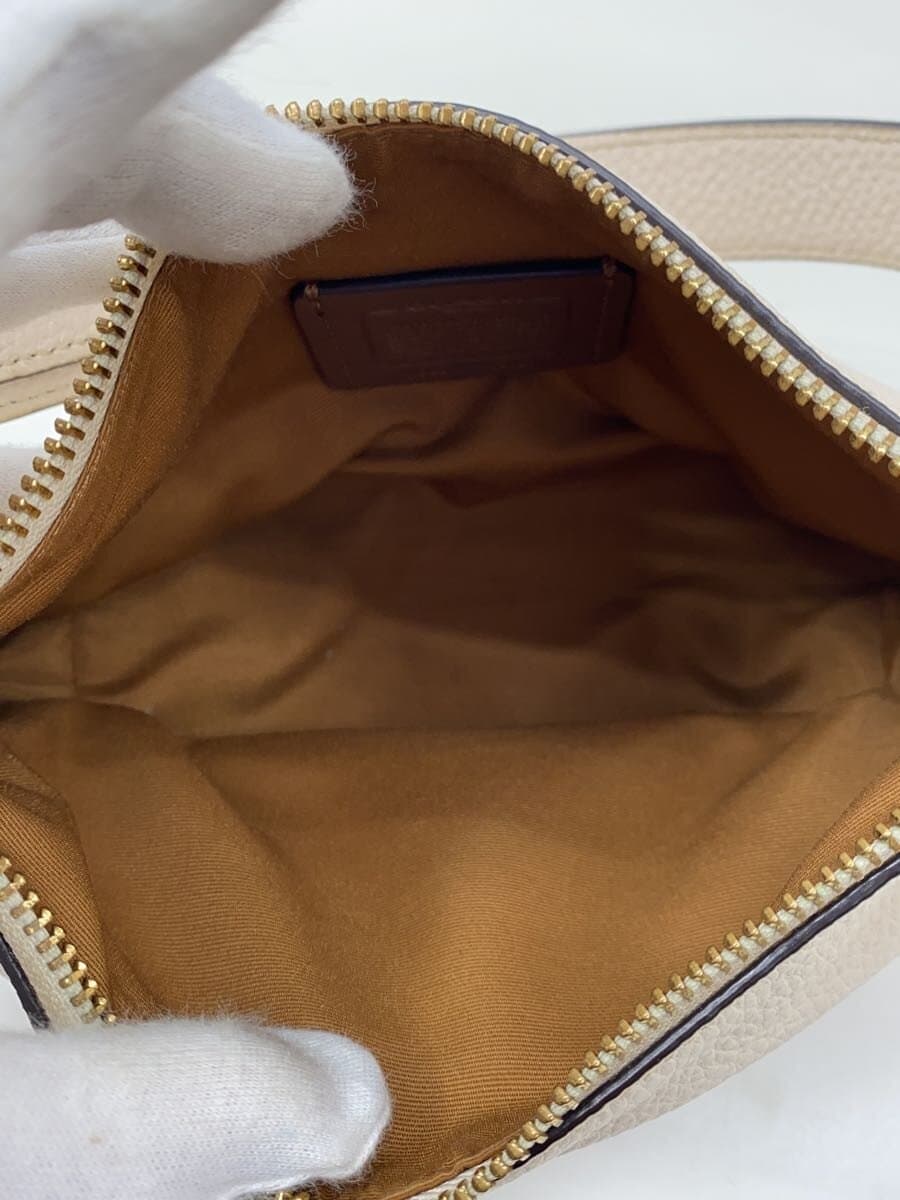 COACH Dempsey Pebbled Leather Shoulder Bag Leather BEG C2829 6