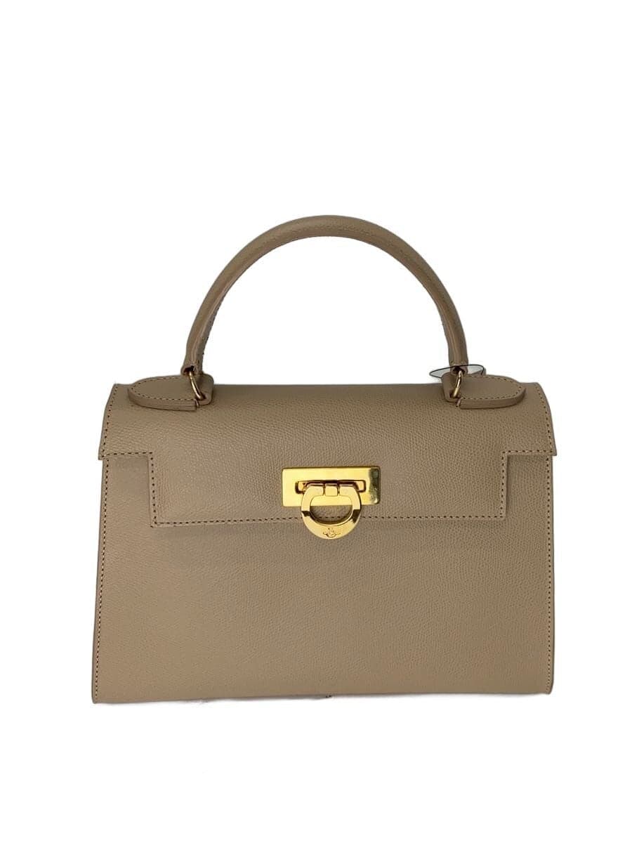 CARBOTTI Handbag Leather BEG ELENA243