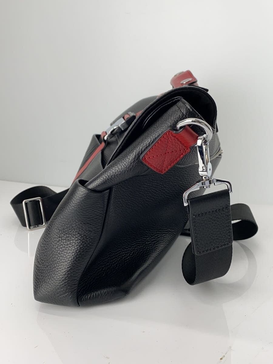 Other Brand Cheval noior Shoulder Bag Leather BLK 2