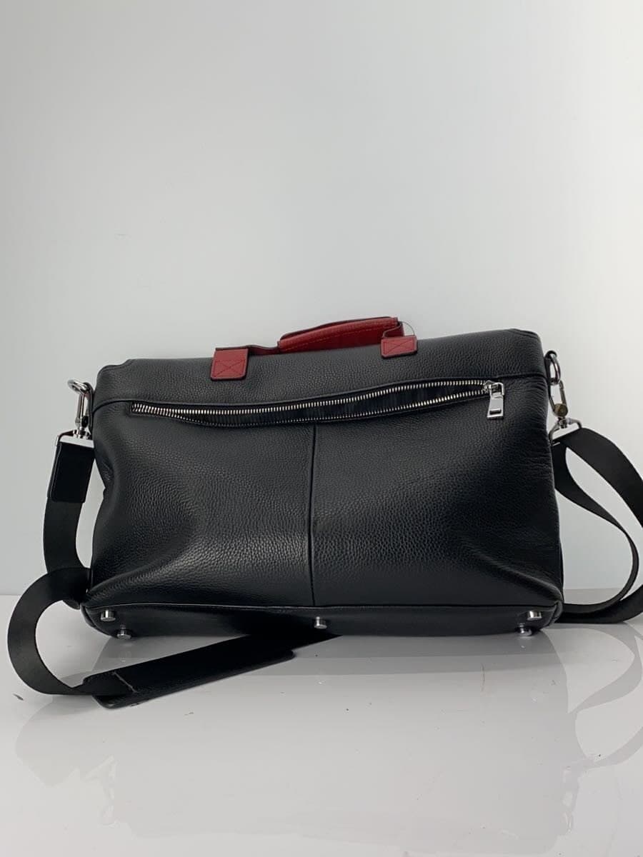 Other Brand Cheval noior Shoulder Bag Leather BLK 3