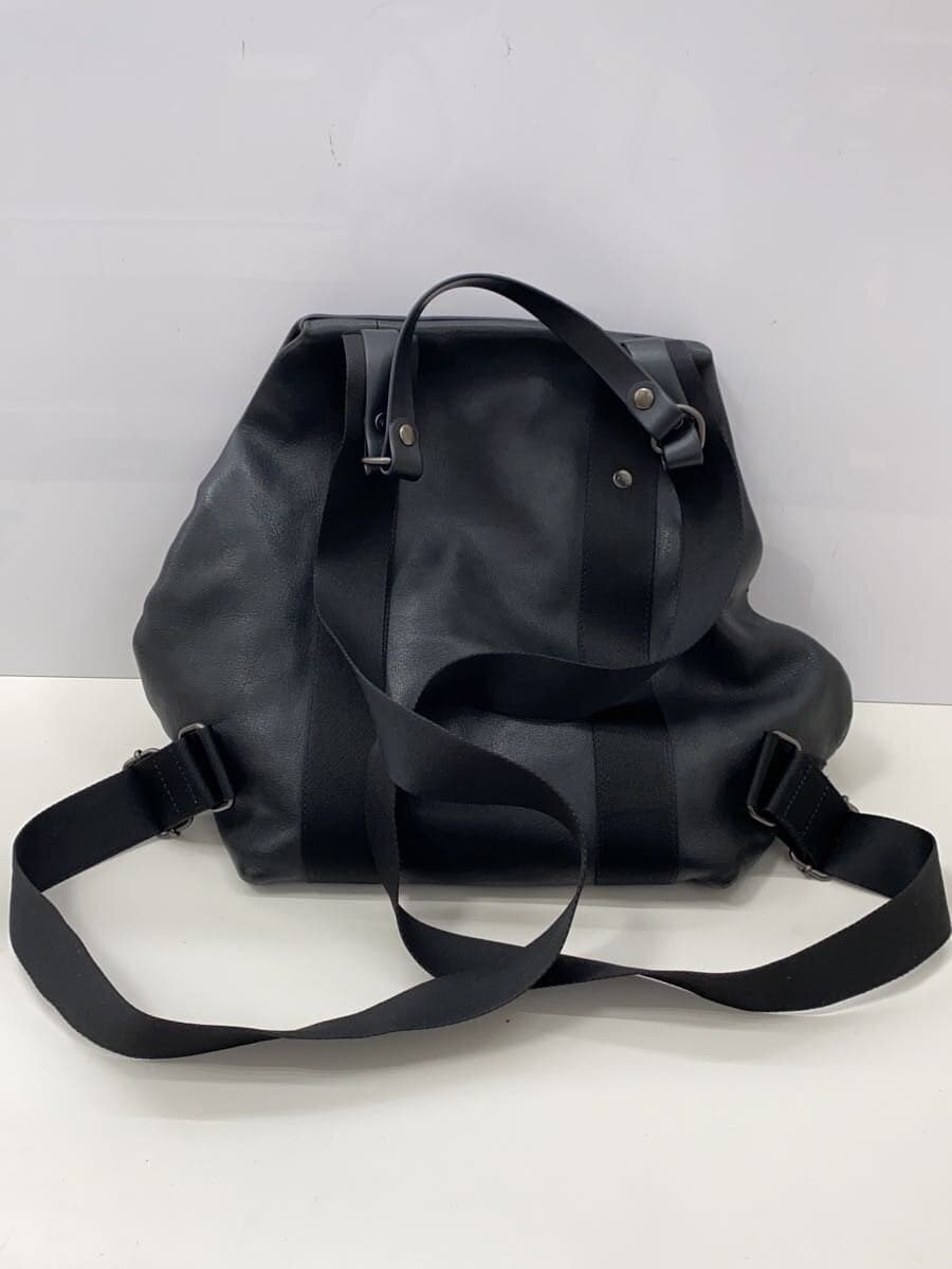 MANDARINA DUCK Backpack Leather BLK 3