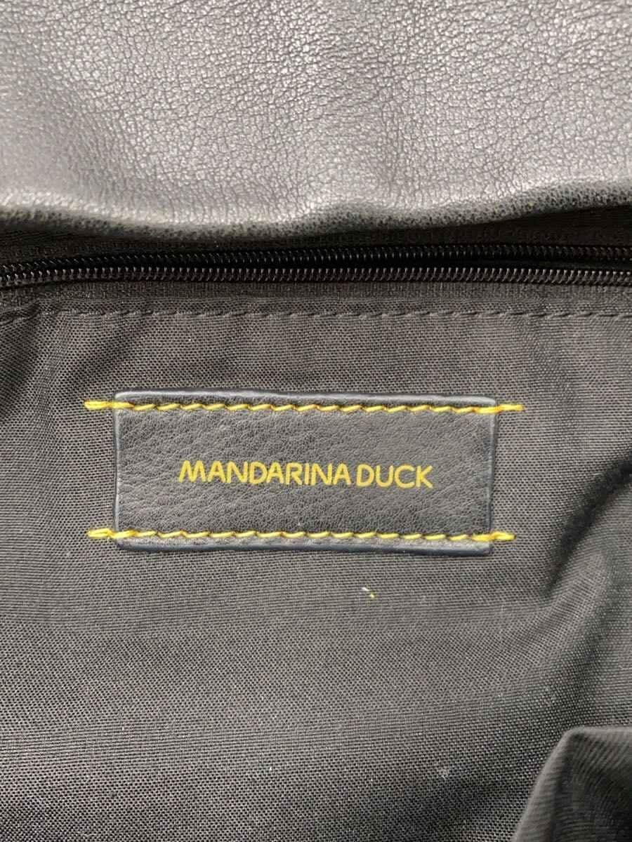 MANDARINA DUCK Backpack Leather BLK 5