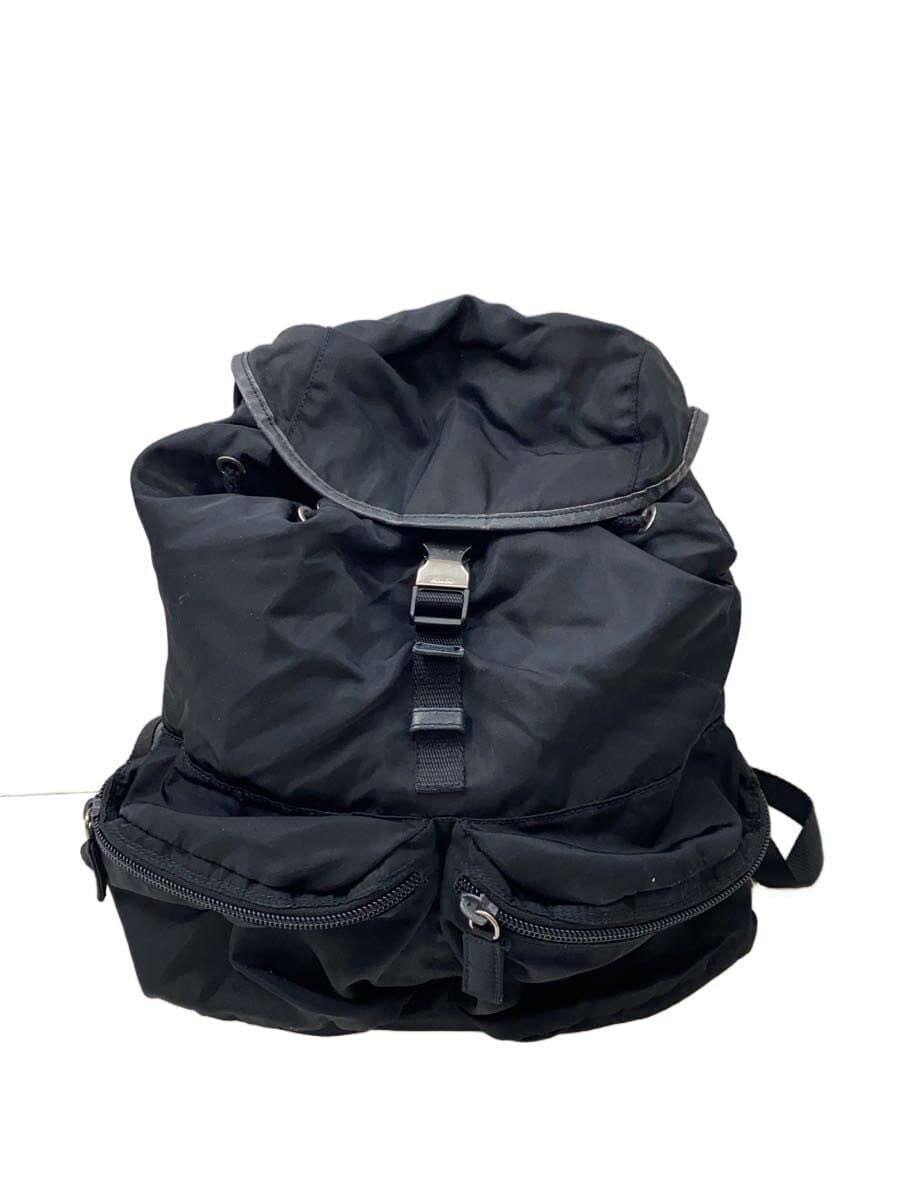 PRADAV164 Daypack Backpack Nylon BLK