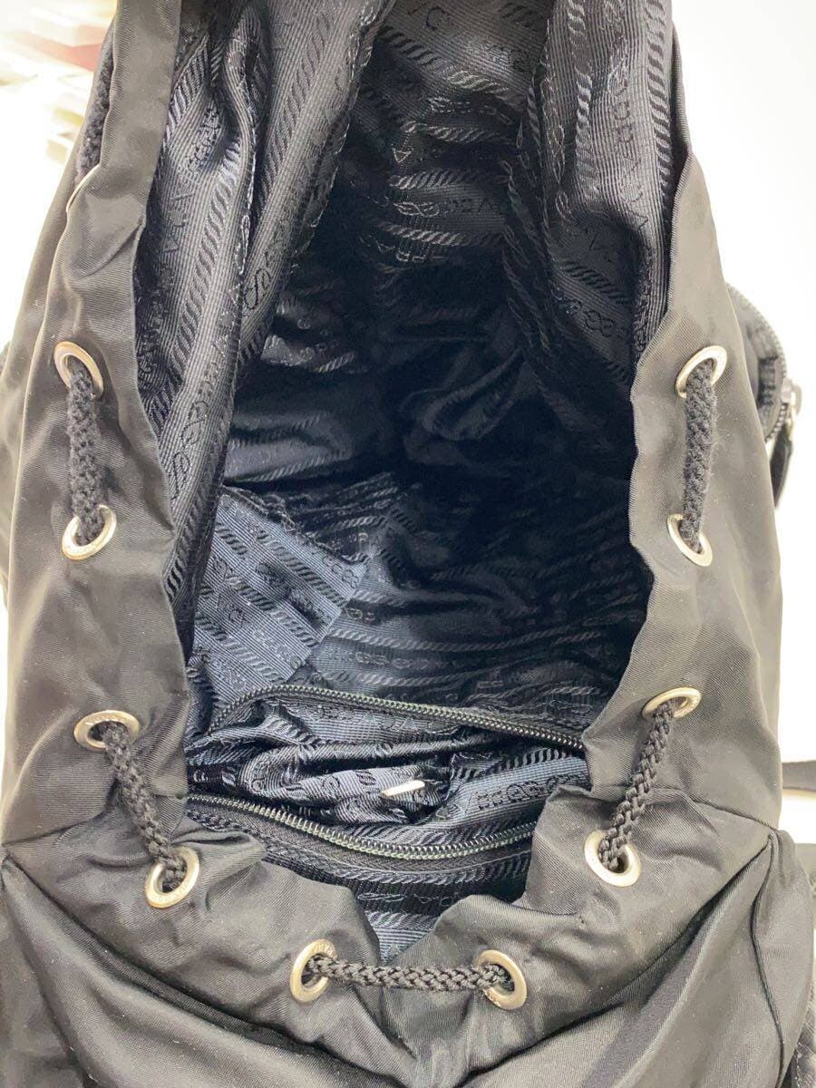 PRADAV164 Daypack Backpack Nylon BLK 6