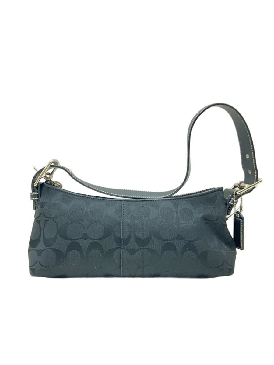 COACH Bag Canvas BLK All Over Pattern Y2k Accessory Pouch