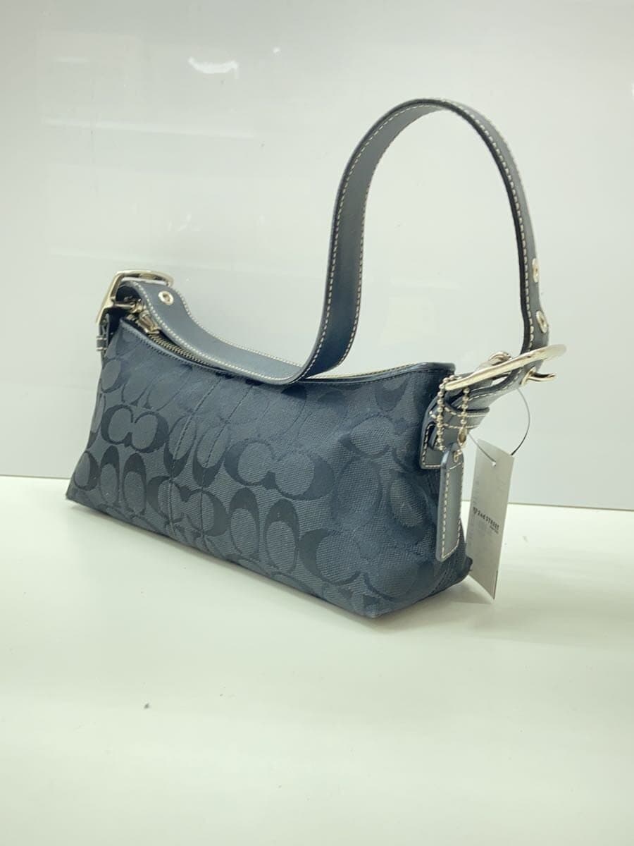 COACH Bag Canvas BLK All Over Pattern Y2k Accessory Pouch 2