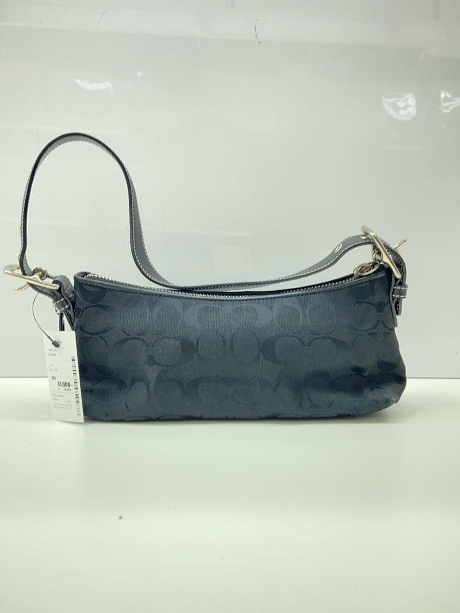 COACH Bag Canvas BLK All Over Pattern Y2k Accessory Pouch 3