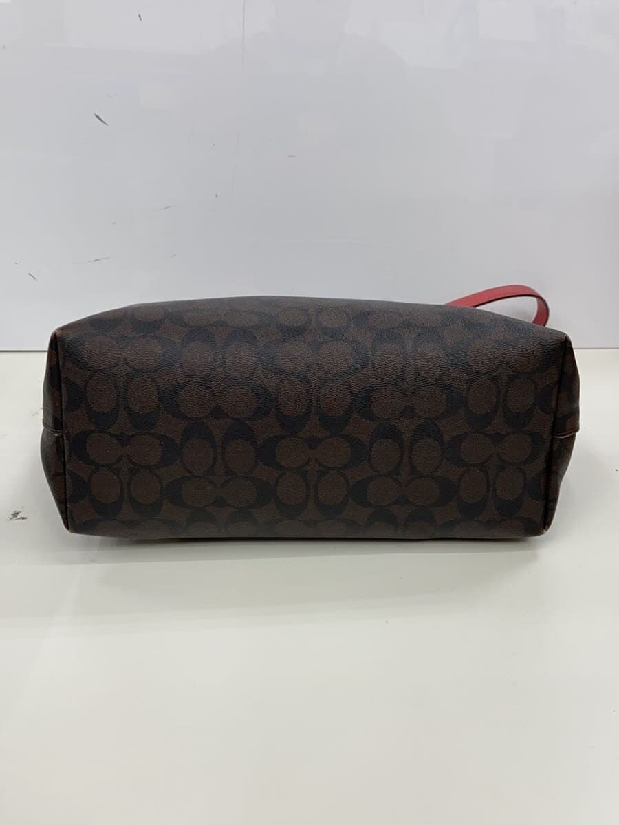 COACH Gallery Tote_Signature_Pink Leather BRW 4