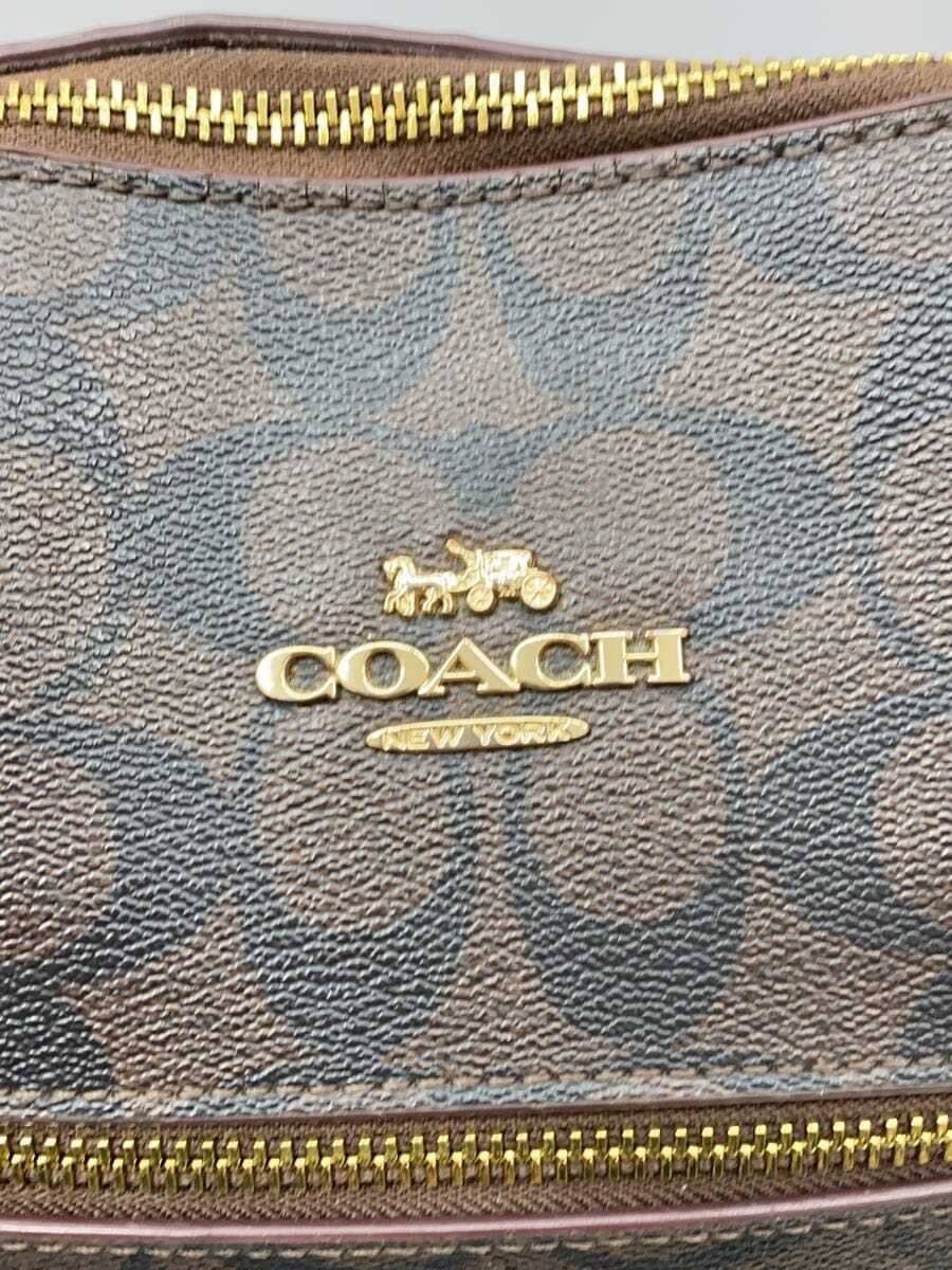 COACH Gallery Tote_Signature_Pink Leather BRW 5