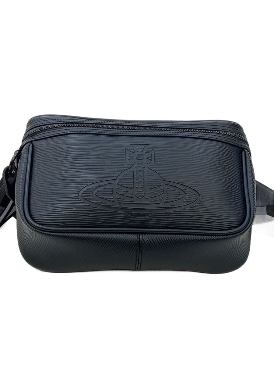 Vivienne Westwood Shoulder Bag BLK Solid Flow Body Bag