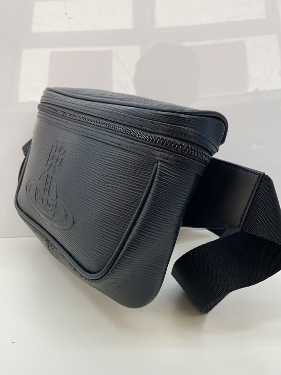 Vivienne Westwood Shoulder Bag BLK Solid Flow Body Bag 2