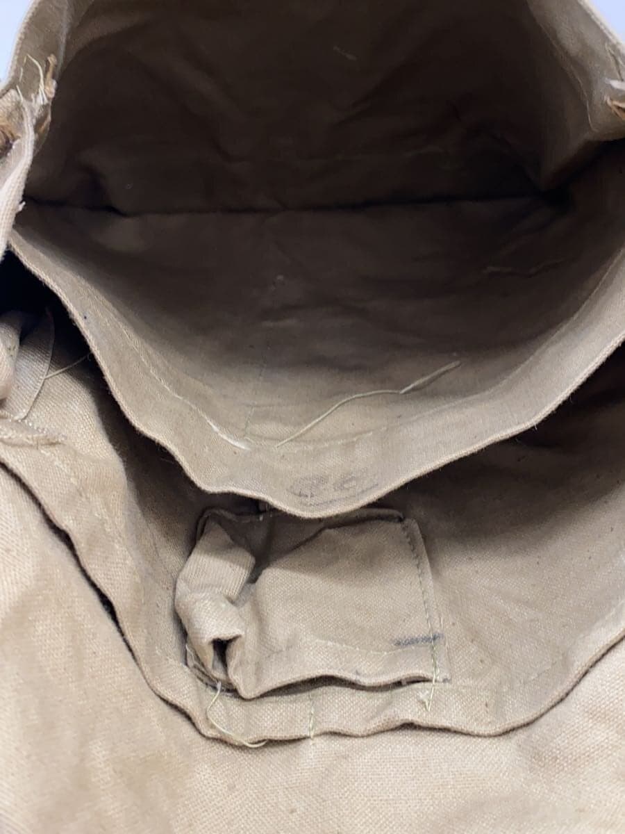 EURO VINTAGE gas mask bag 40s cotton British military 3