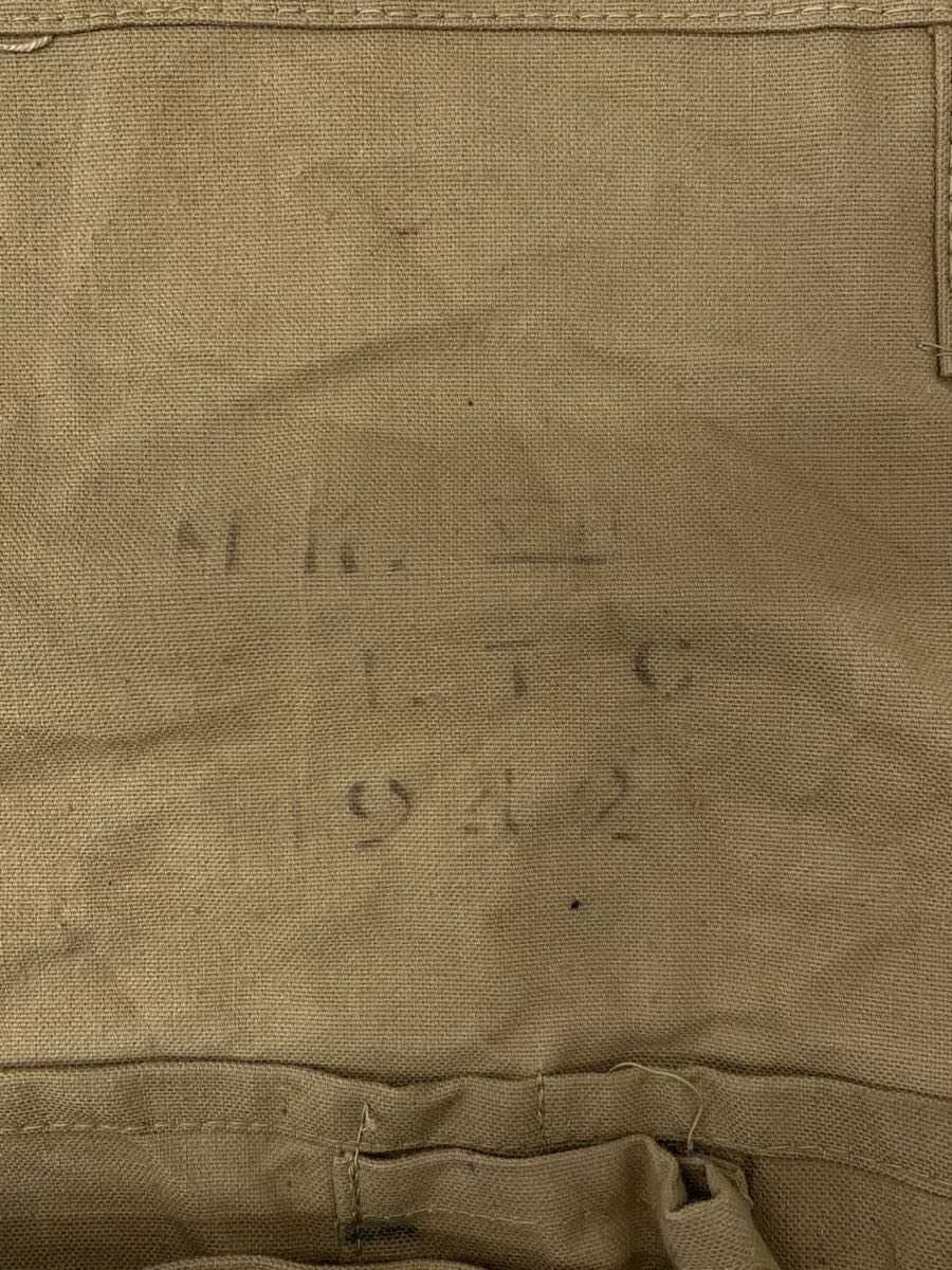 EURO VINTAGE gas mask bag 40s cotton British military 4