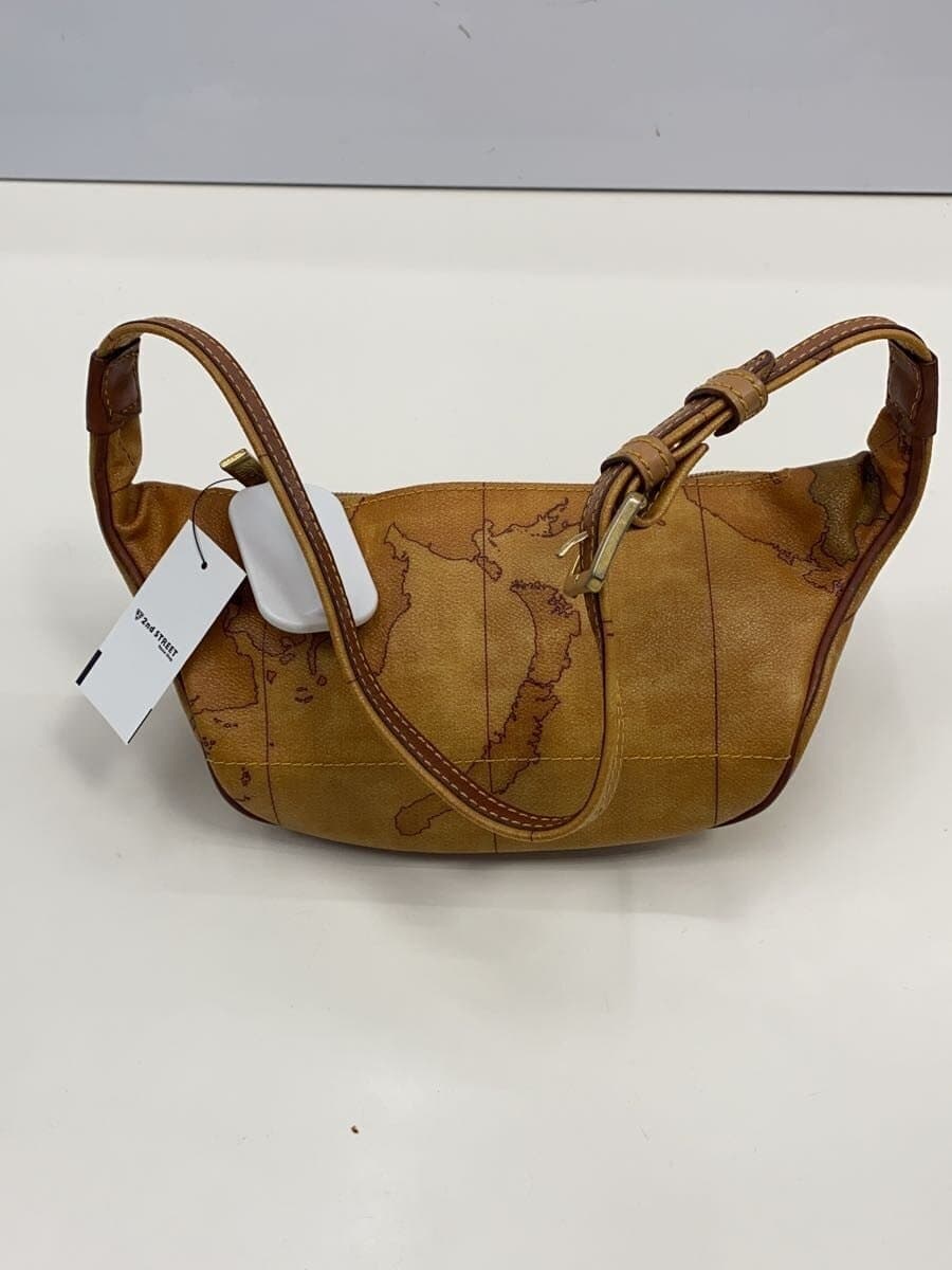 PRIMA CLASSE Waist Bag Leather CML Map Pattern 3