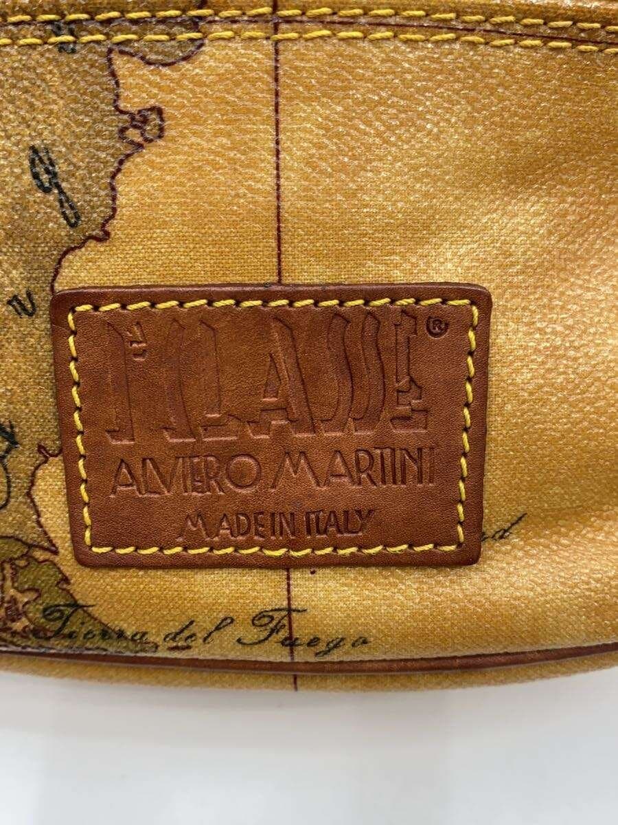 PRIMA CLASSE Waist Bag Leather CML Map Pattern 4