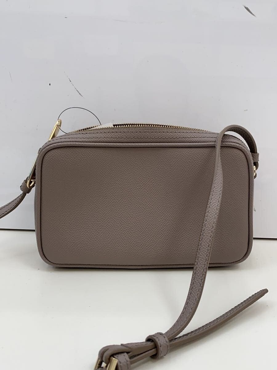 FURLA tote bag leather blue solid color 3