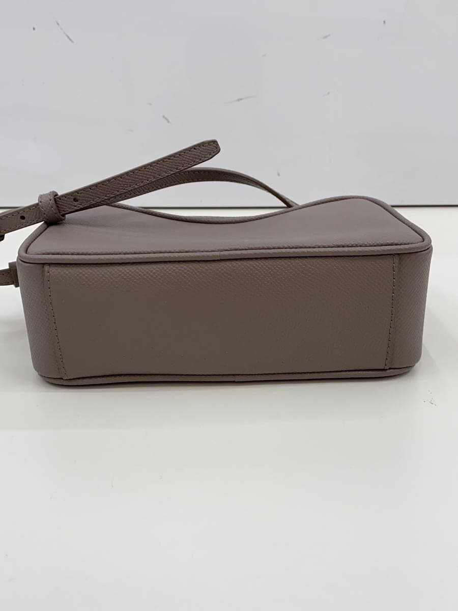 FURLA tote bag leather blue solid color 4